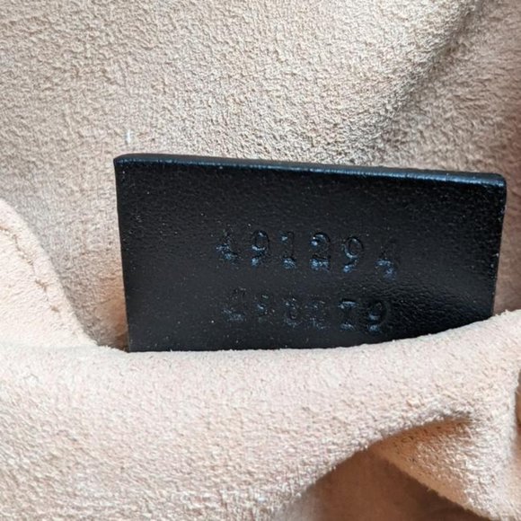 SOLD Gucci Gg Marmont Animal Stud Black Belt Bag - Picture 5 of 6